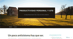 Desktop Screenshot of productividadengtd.com