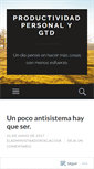 Mobile Screenshot of productividadengtd.com