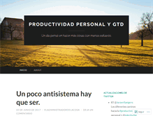 Tablet Screenshot of productividadengtd.com